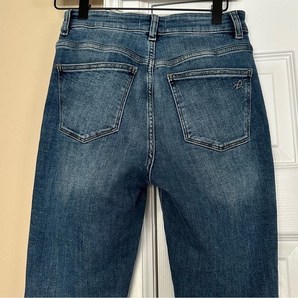 DL1961 Farrow Ankle High Rise Instasculpt Skinny Jeans button Fly Size 25 - Picture 3 of 11